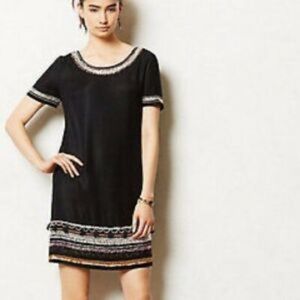 Anthropologie Maeve Catriona Beaded Shift Dress